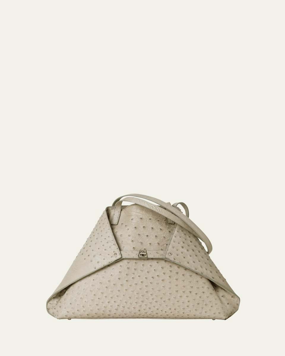 Ai Medium Ostrich Shoulder Bag